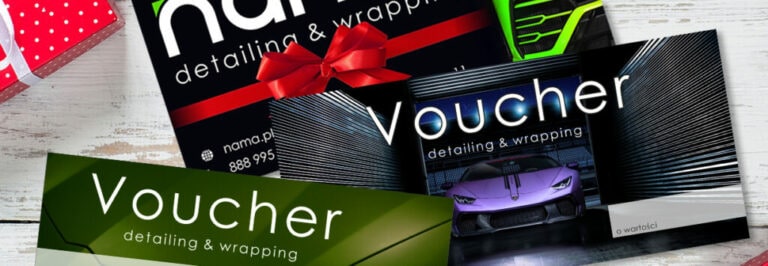 Voucher podarunkowy - Detailing & Wrapping